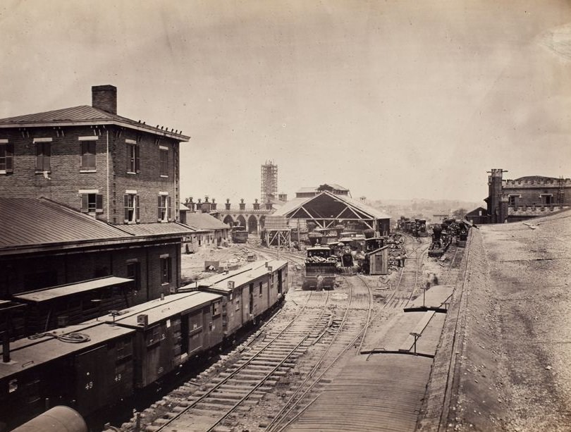 #22 Railroad yard, 1865
