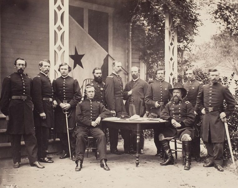 #3 Brig. Gen. Vandevere and staff, Rome, Georgia, 1865