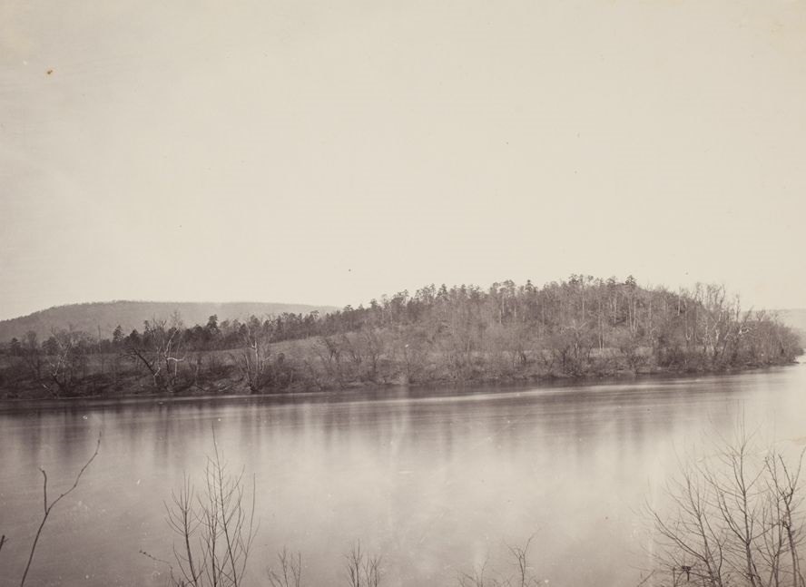 #36 View of Moccasin Point on the Tennessee River, 2 miles below Chattanooga, 1865
