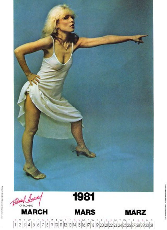 Blondie’s Leading Lady: A Look at the 1981 Calendar Featuring Debbie Harry Music