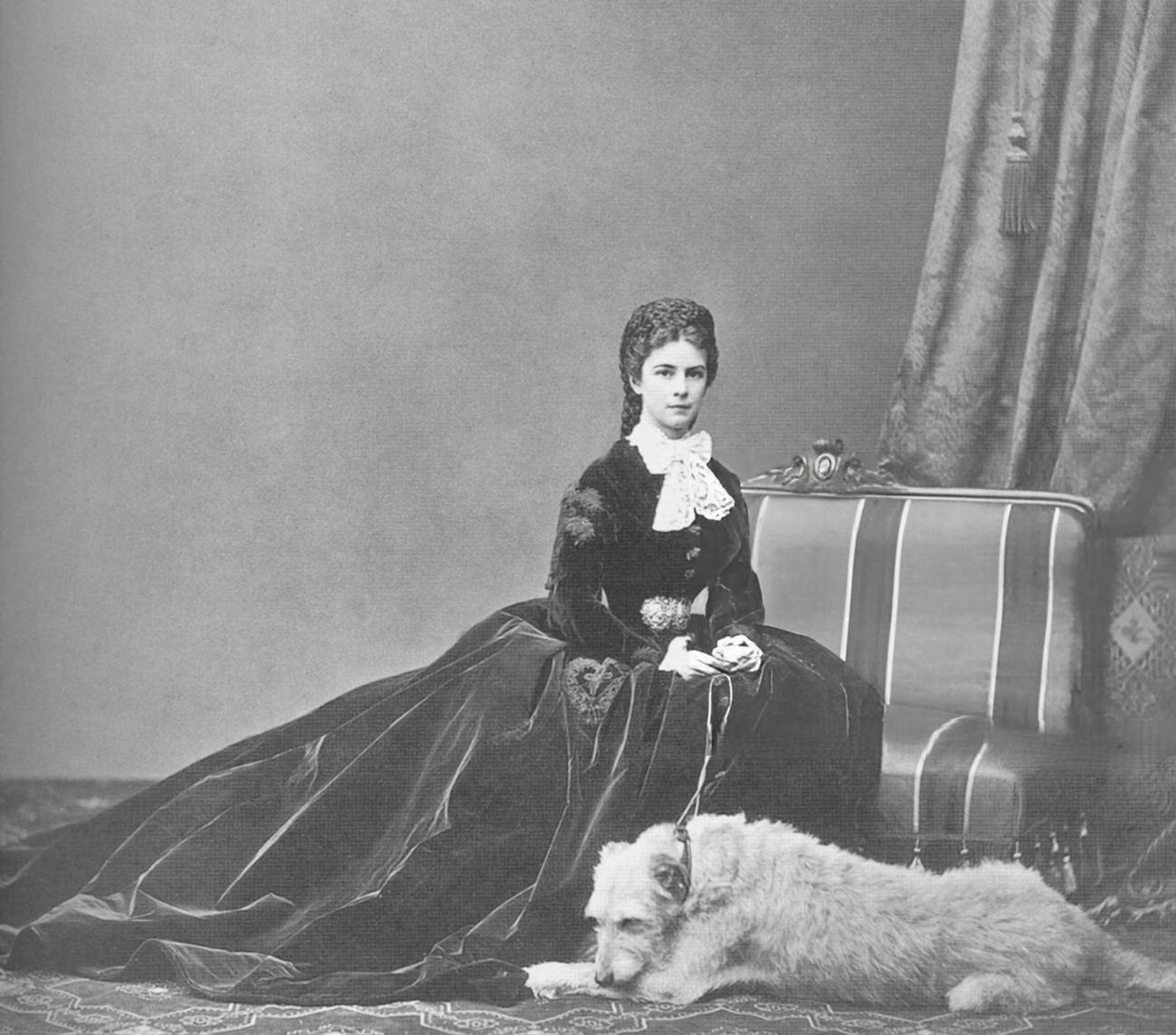 #16 Empress Elisabeth of Austria, 1865.