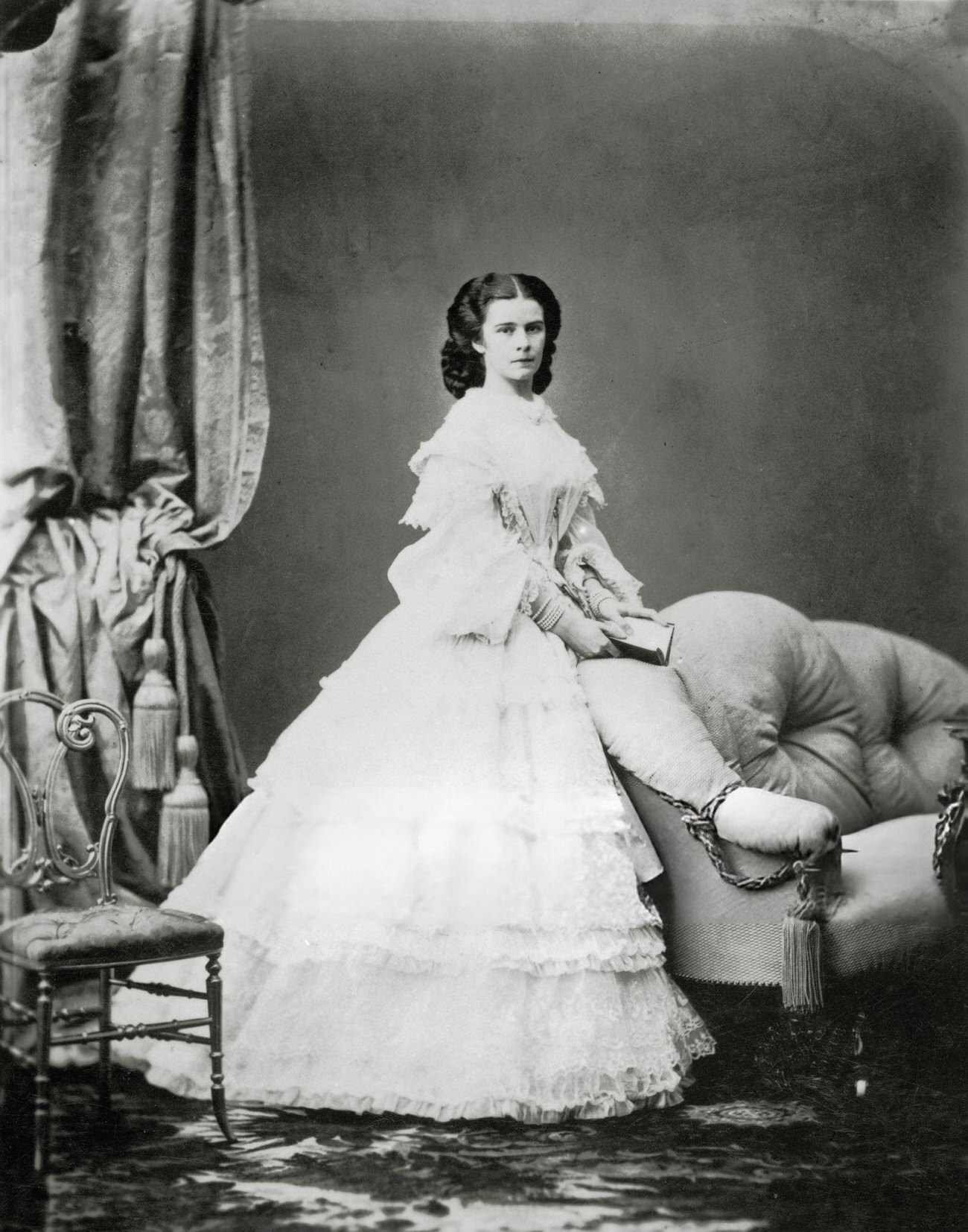 #17 Empress Elisabeth of Austria, 1860.