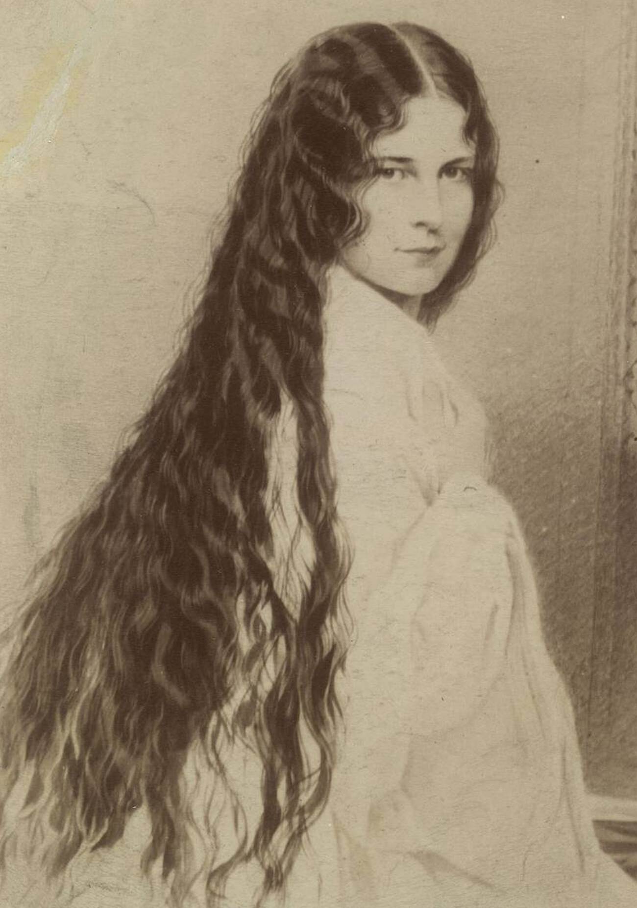 #6 Elisabeth, Empress of Austria, 1860s.