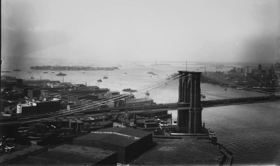 #51 View of Brooklyn Bridge.