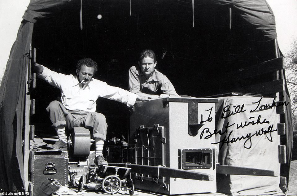 The auction house is expecting ‘huge interest’ in the photos in light of it being a landmark anniversary for the film.
