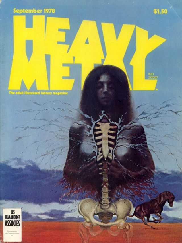 #15 Heavy Metal Magazine Covers: A 1970s Blast of Sci-Fi and Fantasy #15 Cover Art