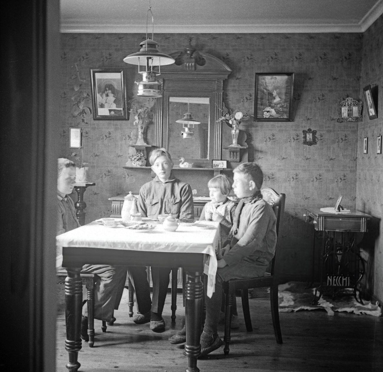 #26 Inside an Icelandic living room, 1930s.