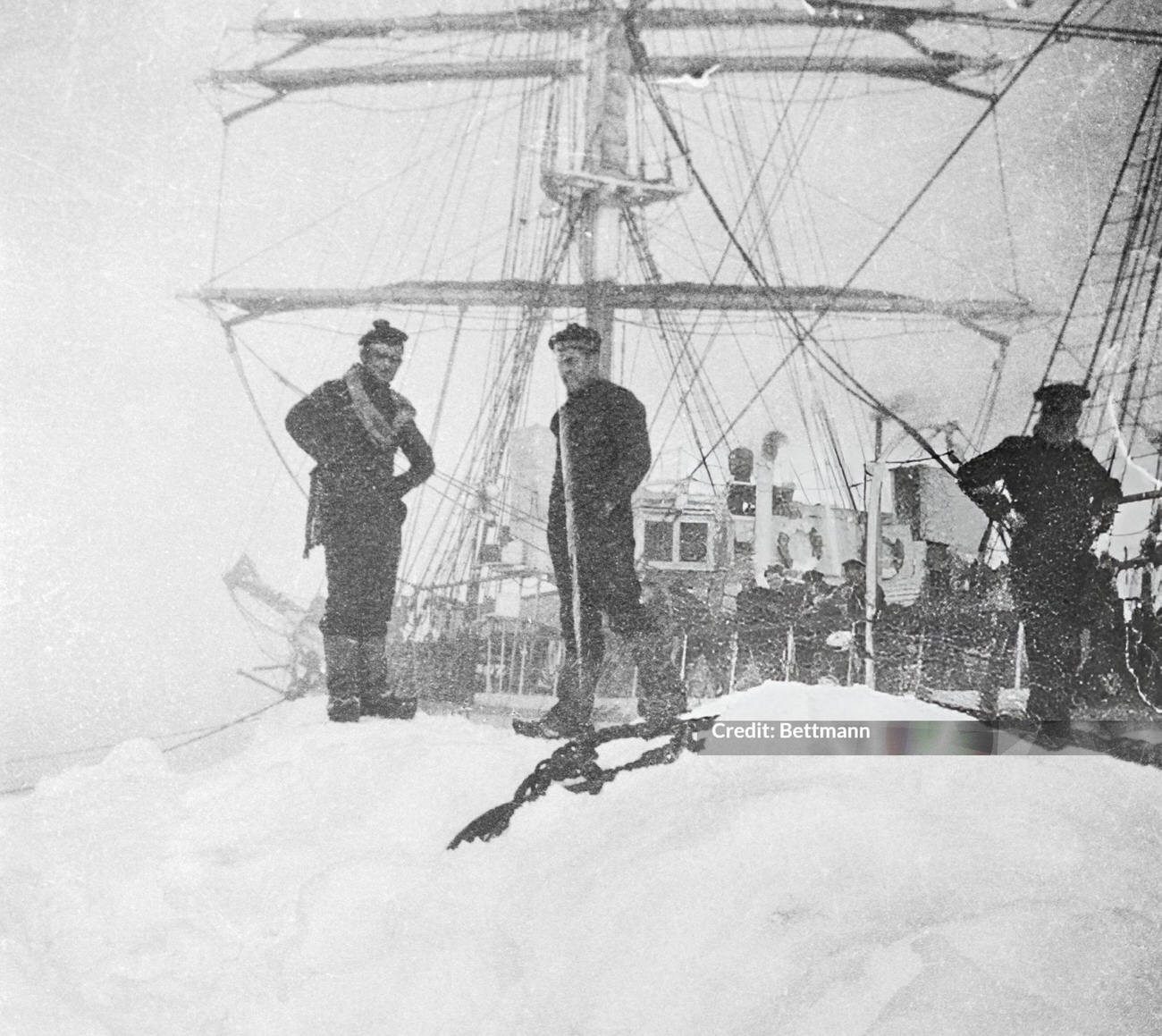 #49 The French expedition headed by Dr. Charcot exploring Iceland, Greenland, and Spitzbergen, 1930s.