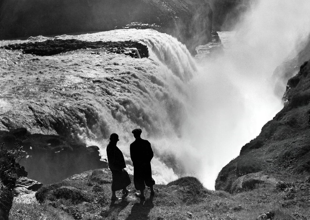 #54 Gullfoss, Golden Falls, Iceland, 1934.