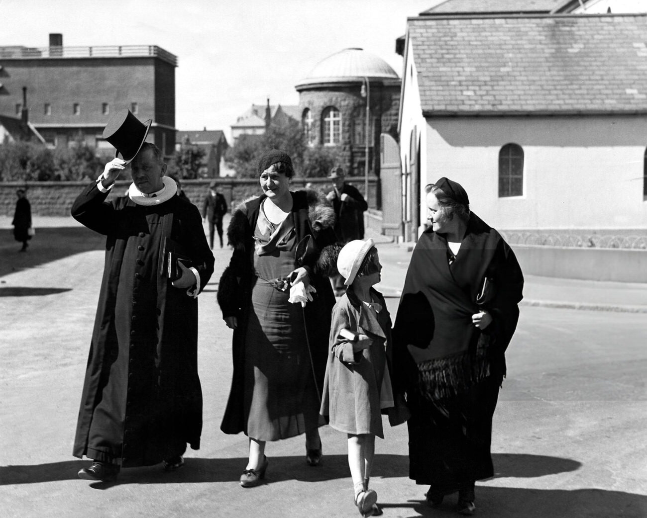 #55 A pastor in traditional Icelandic church attire in Reykjavik, 1934.
