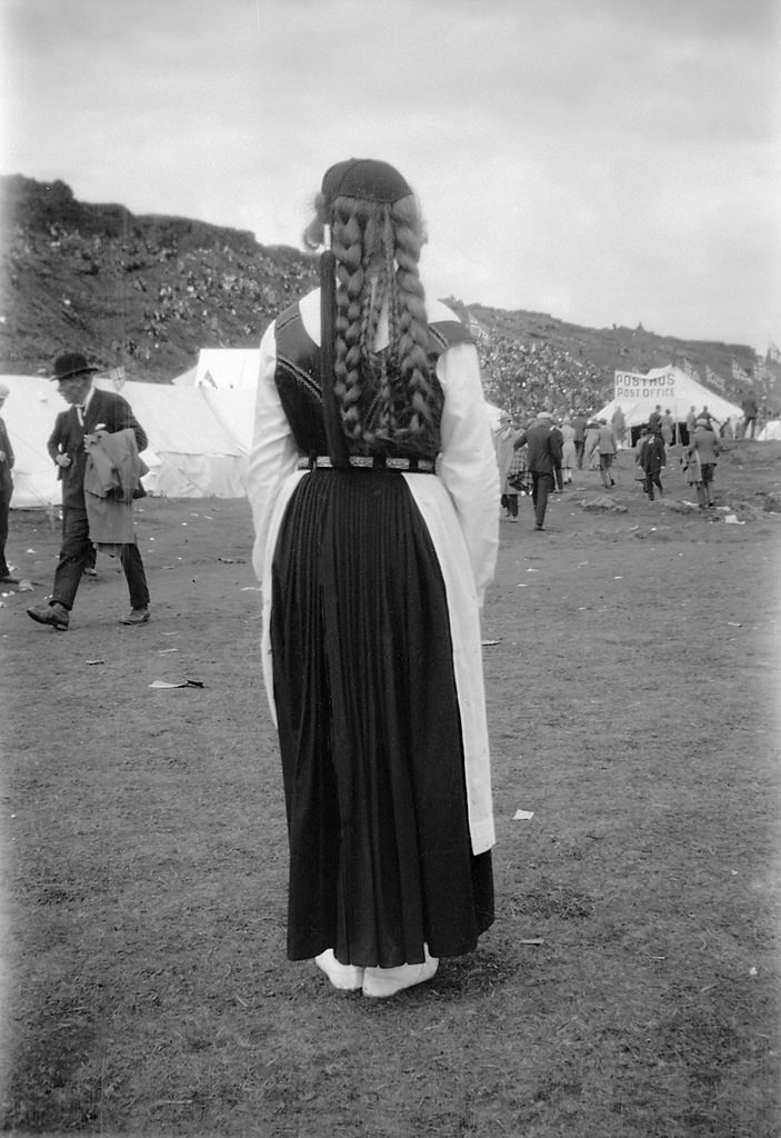 #59 A woman at Thingvellir, Iceland.