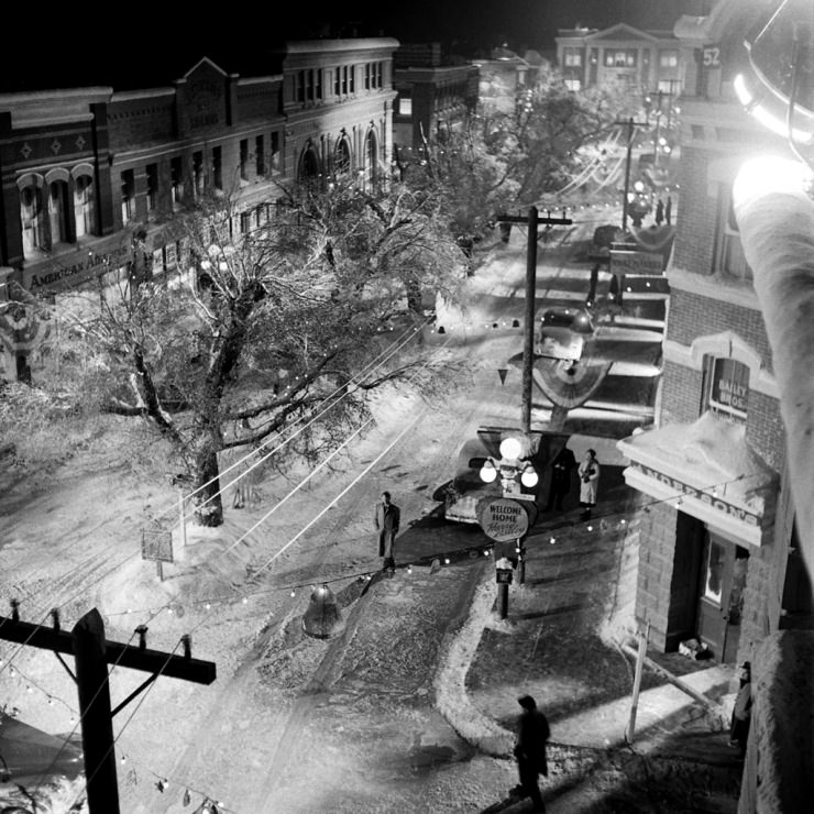 Bedford Falls, a.k.a., the set of It’s a Wonderful Life