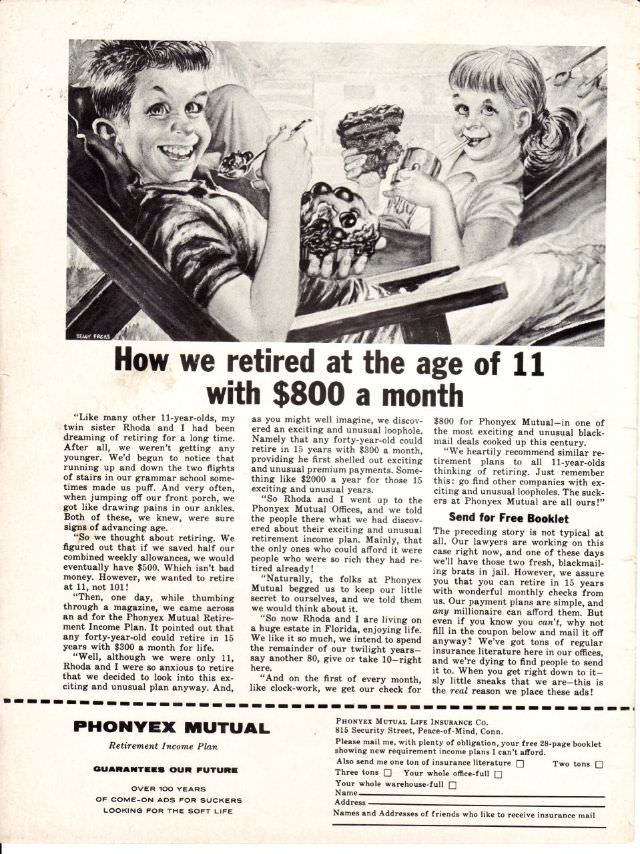 MAD Magazine’s Mock Ads: A Hilarious Look at 1950s and 60s Consumer Culture Vintage Ads