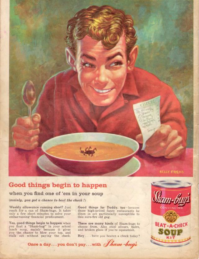 MAD Magazine’s Mock Ads: A Hilarious Look at 1950s and 60s Consumer Culture Vintage Ads