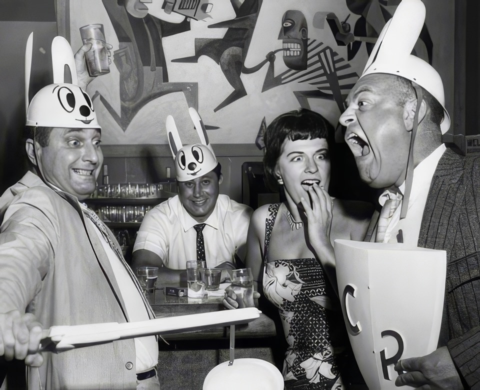 #64 New Year’s Eve, New York City, 1950s.
