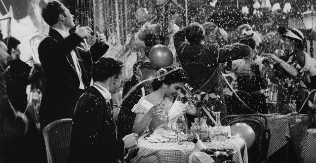 #84 New Year’s Eve party, 1940s.