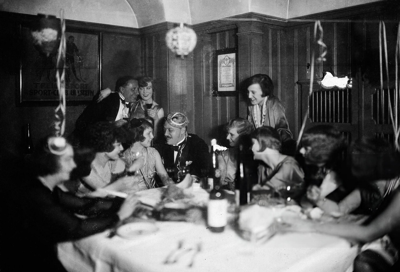 #33 Paul Morgan at a party, 1928.