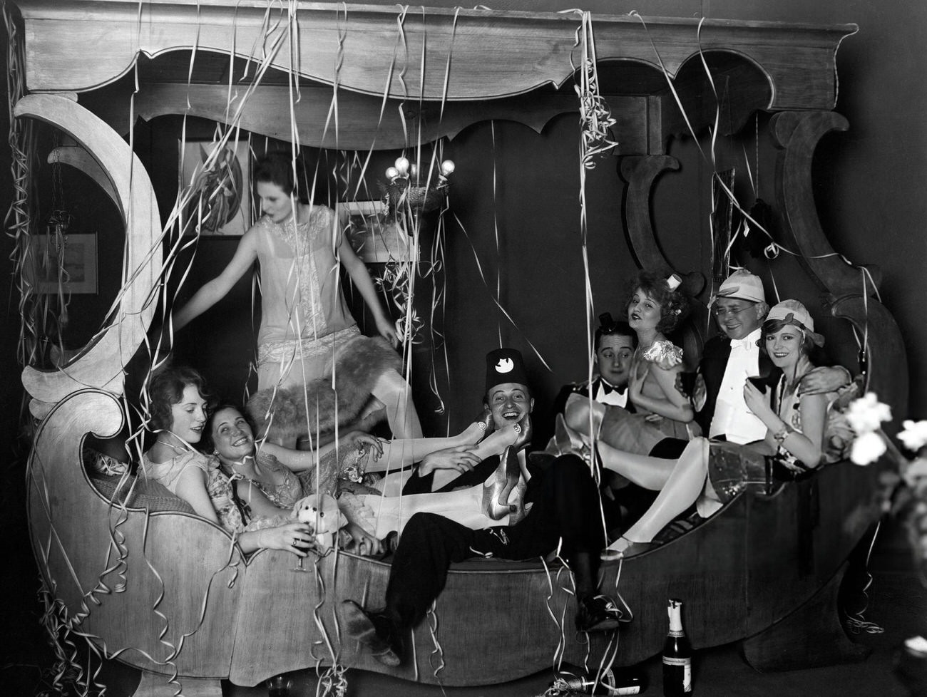 #17 New Year’s Eve with Olga Tschechova, Leni Riefenstahl, and others, 1926.