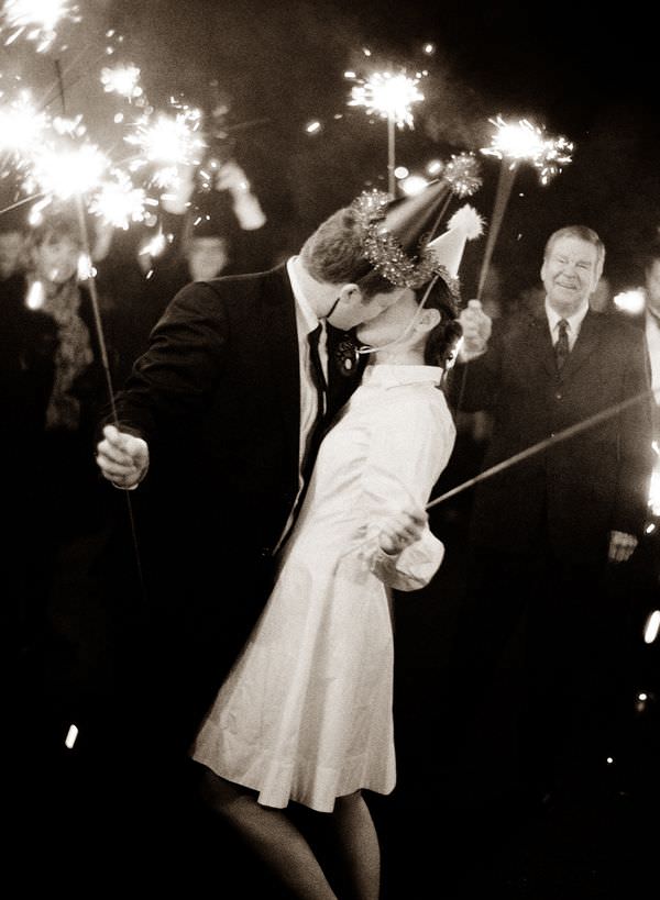 #5 A kiss from New Year’s Eve wedding