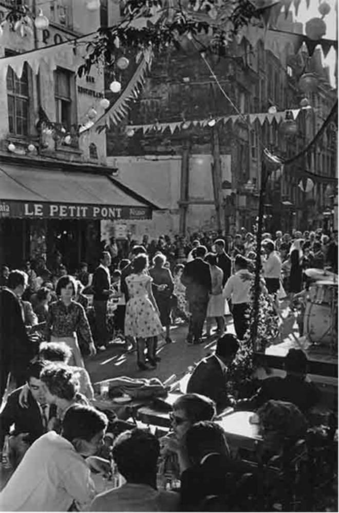 #17 Dancing in the streets on Bastille Day, 1961.