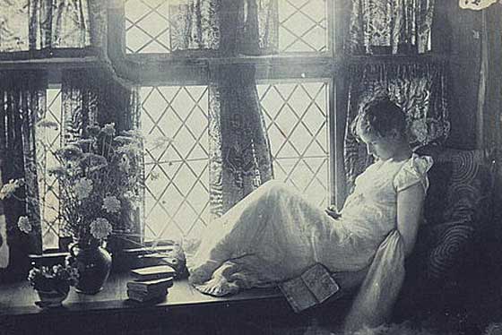 #13 Uninteresting book leads to a nap, 1894.