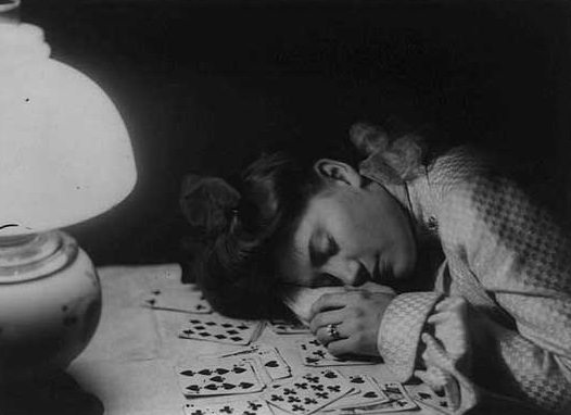 #15 A tired card shark, 1904.