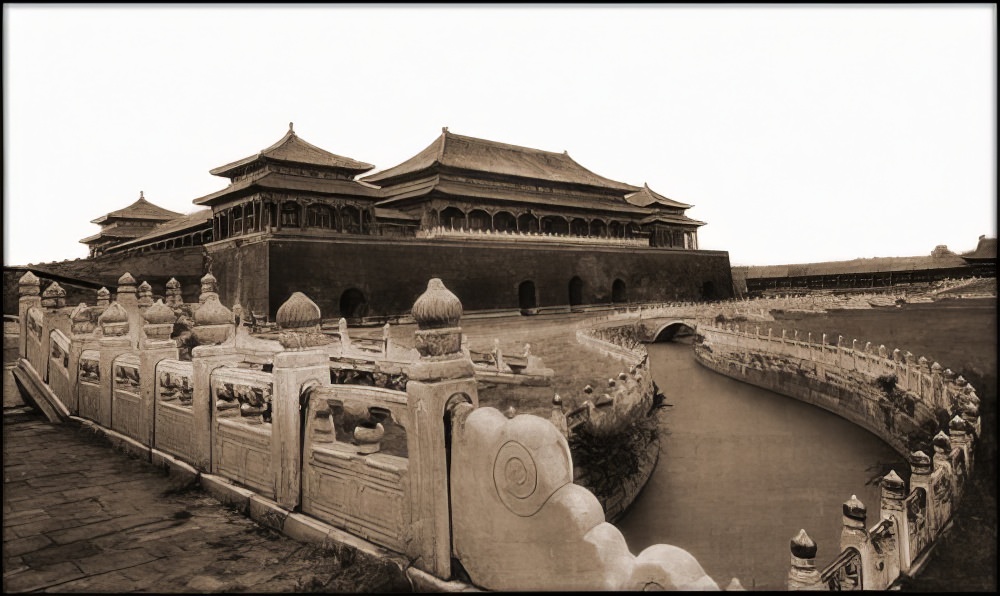 #1 The Meridian Gate, Forbidden City, Peking, 1927.