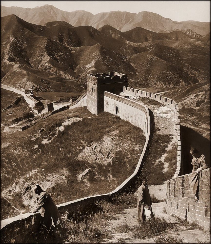 #4 The Great Wall of China, 1907.