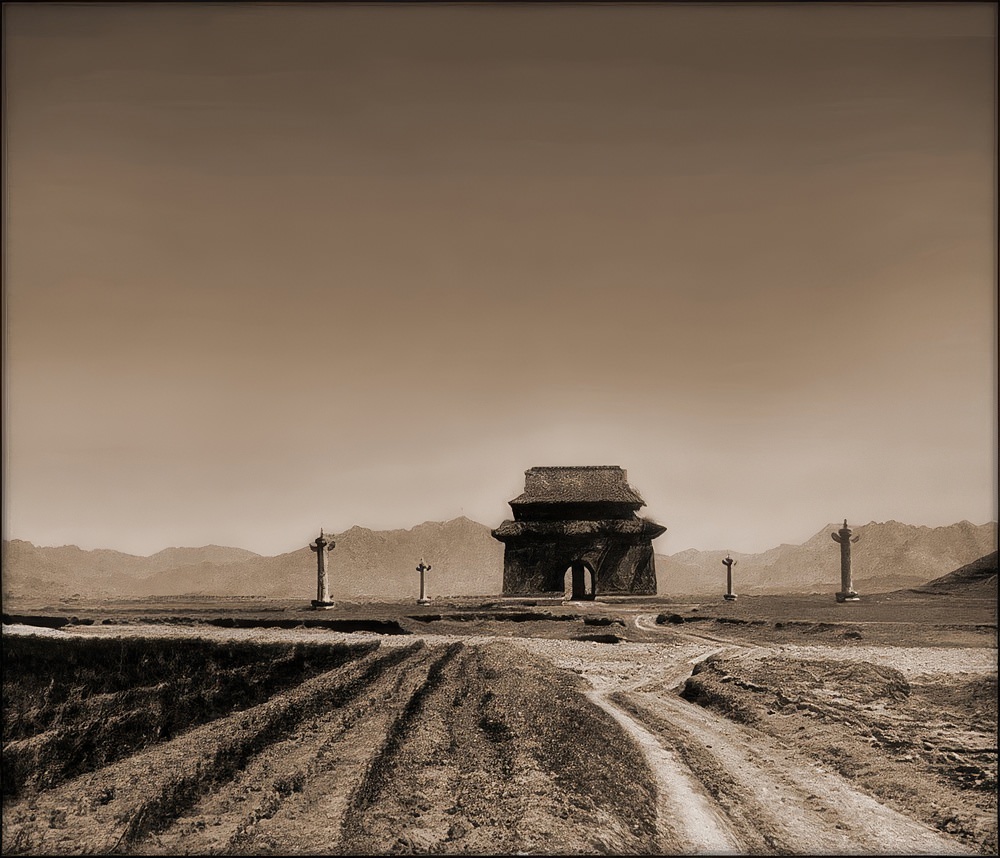 #38 Stele Pavilion, Ming Tombs, Peking, 1900.