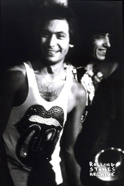 #3 Charlie Watts and Bill Wyman Somewhere in Europe Autumn 1973