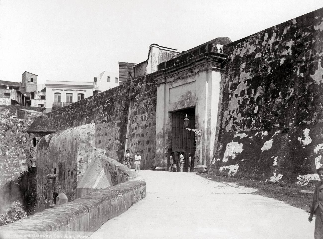 #26 An ancient gateway in San Juan, Puerto Rico, 1900.
