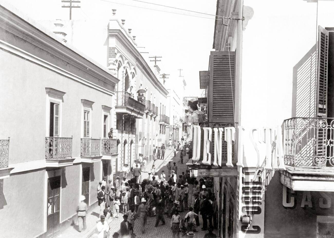 #28 San Justo Street, San Juan, Puerto Rico, 1900.