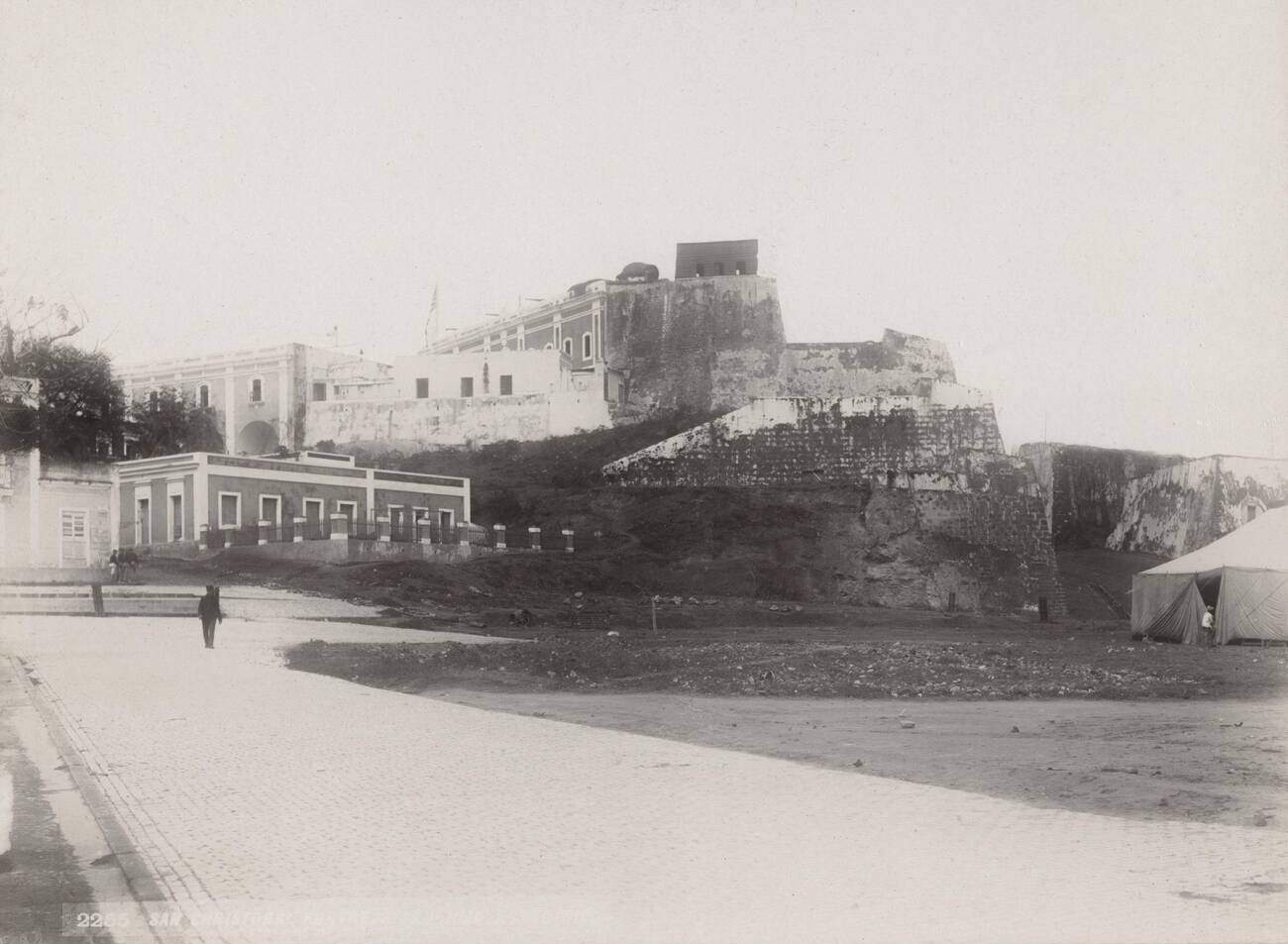 #30 Castillo San Cristóbal fortress in San Juan, Puerto Rico, 1900s