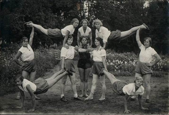 Strong Bodies, Strong Will: Vintage Photos of Soviet Sport Girls in the 1930s Sports