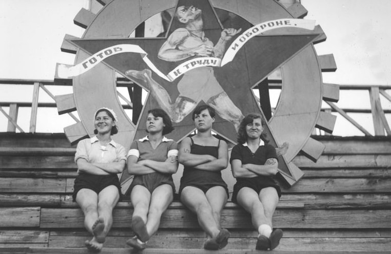 Strong Bodies, Strong Will: Vintage Photos of Soviet Sport Girls in the 1930s Sports