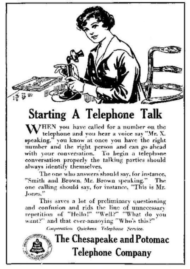 Ring-Ring! A Guide to Using the Telephone Published in 1917 Weird