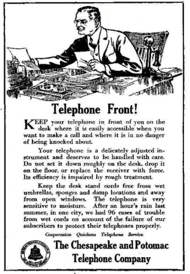 Ring-Ring! A Guide to Using the Telephone Published in 1917 Weird