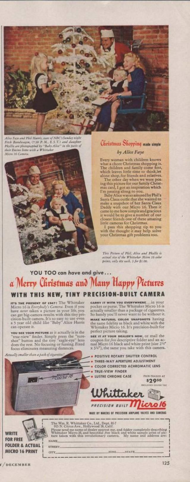 A Picture-Perfect Christmas: Vintage Camera Ads That Will Make You Smile Vintage Ads