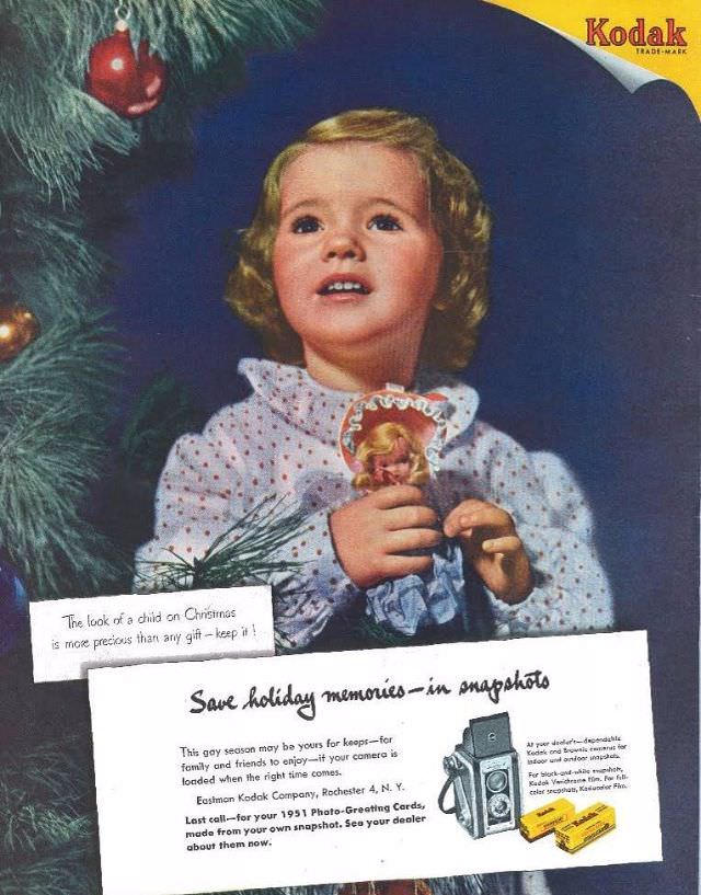 A Picture-Perfect Christmas: Vintage Camera Ads That Will Make You Smile Vintage Ads