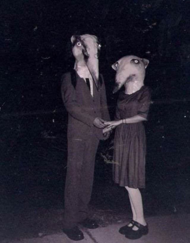 Spooktacularly Strange: Bizarre Vintage Halloween Costumes from the Past Weird