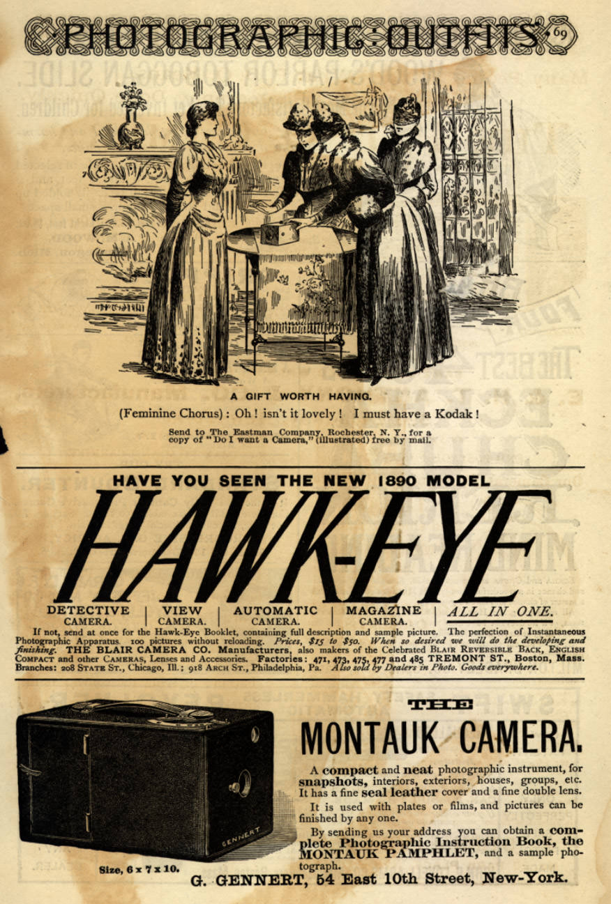 “You Press the Button, We Do the Rest”: Vintage Kodak Camera Ads of the Late 1800s Vintage Ads