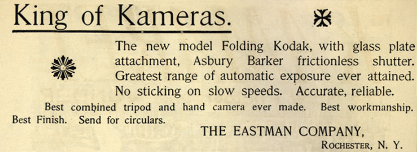 “You Press the Button, We Do the Rest”: Vintage Kodak Camera Ads of the Late 1800s Vintage Ads