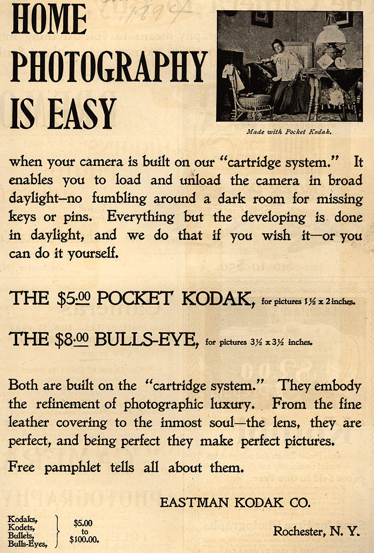 “You Press the Button, We Do the Rest”: Vintage Kodak Camera Ads of the Late 1800s Vintage Ads