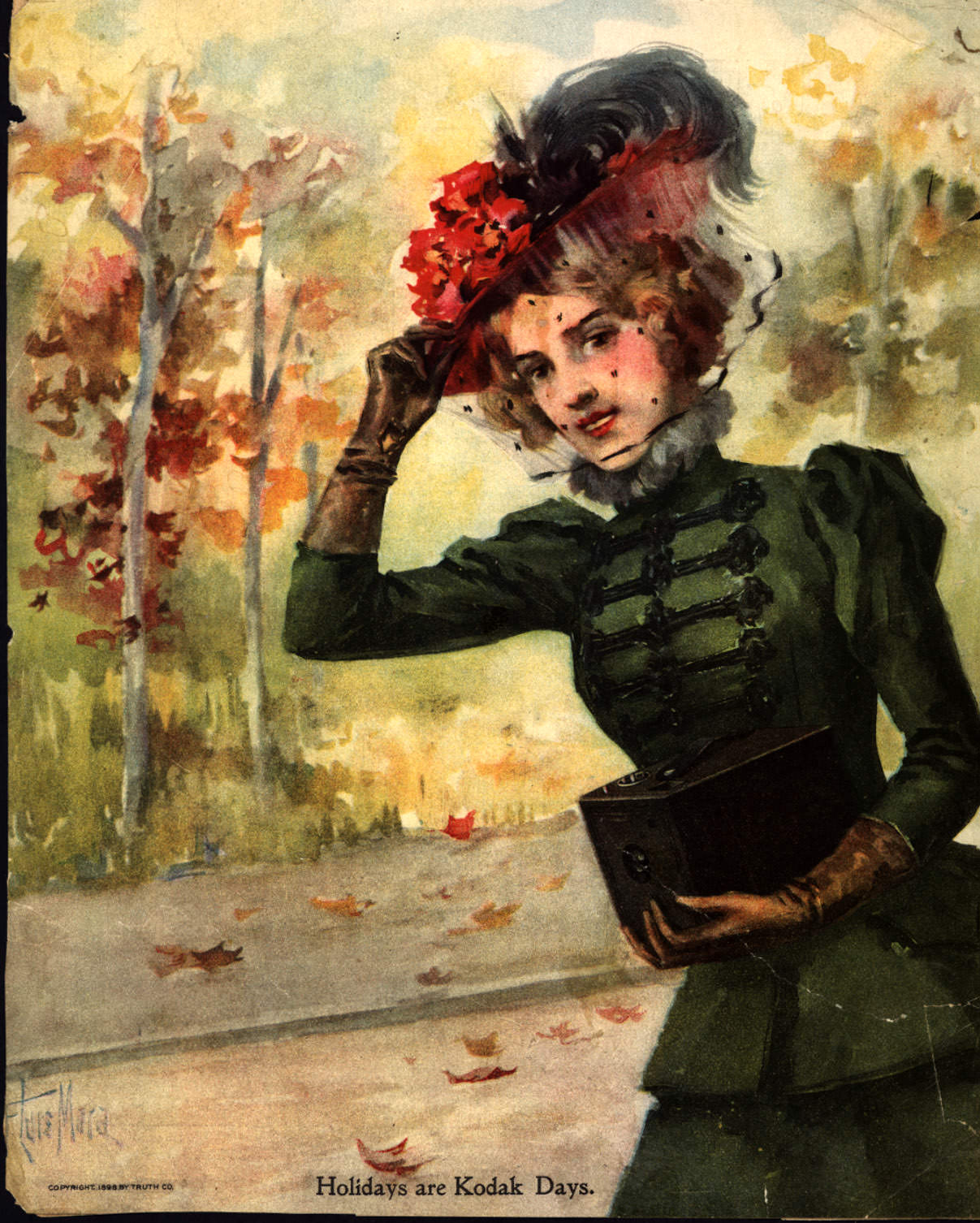 “You Press the Button, We Do the Rest”: Vintage Kodak Camera Ads of the Late 1800s Vintage Ads