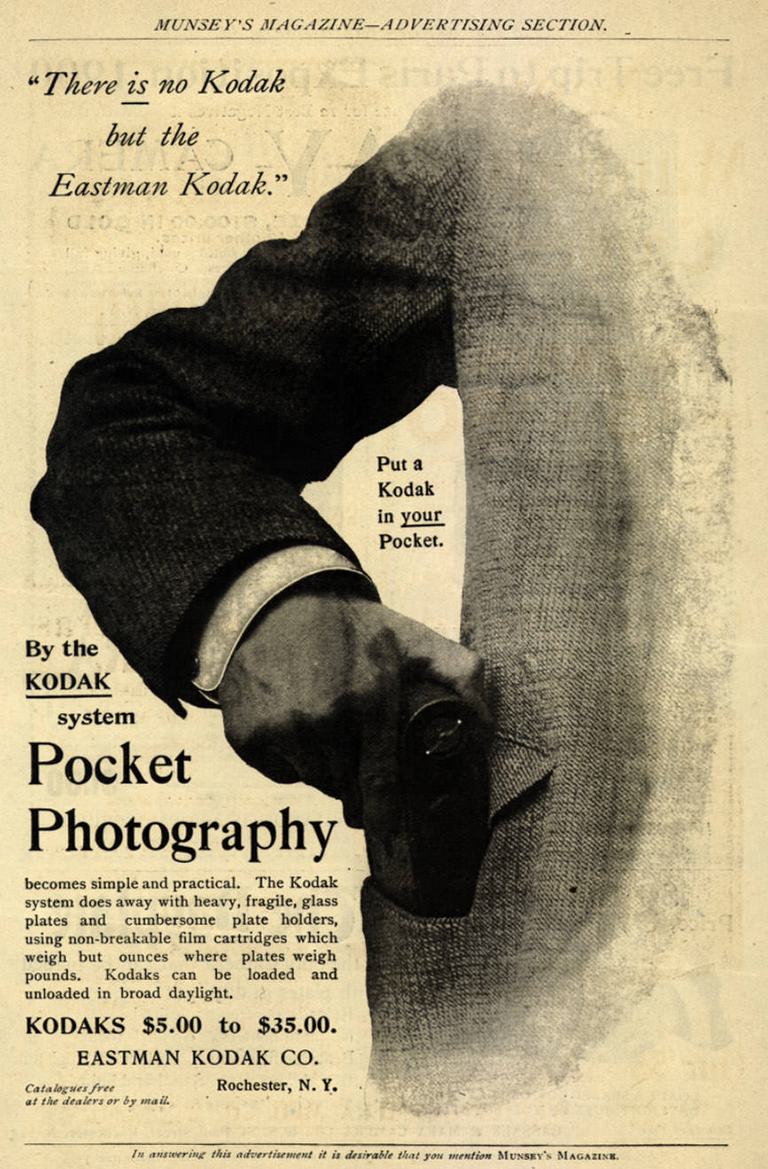 “You Press the Button, We Do the Rest”: Vintage Kodak Camera Ads of the Late 1800s Vintage Ads