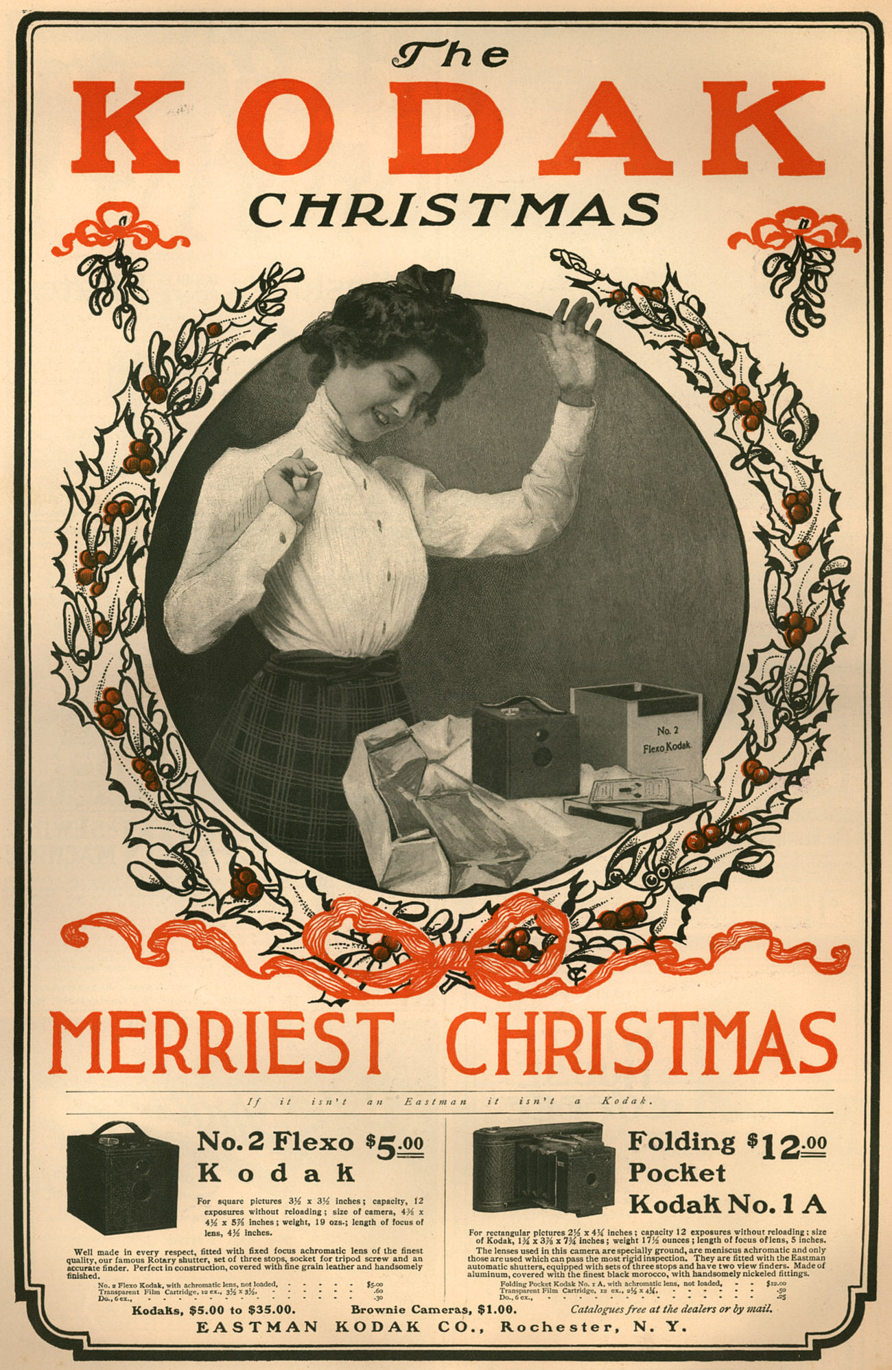 “You Press the Button, We Do the Rest”: Vintage Kodak Camera Ads of the Late 1800s Vintage Ads