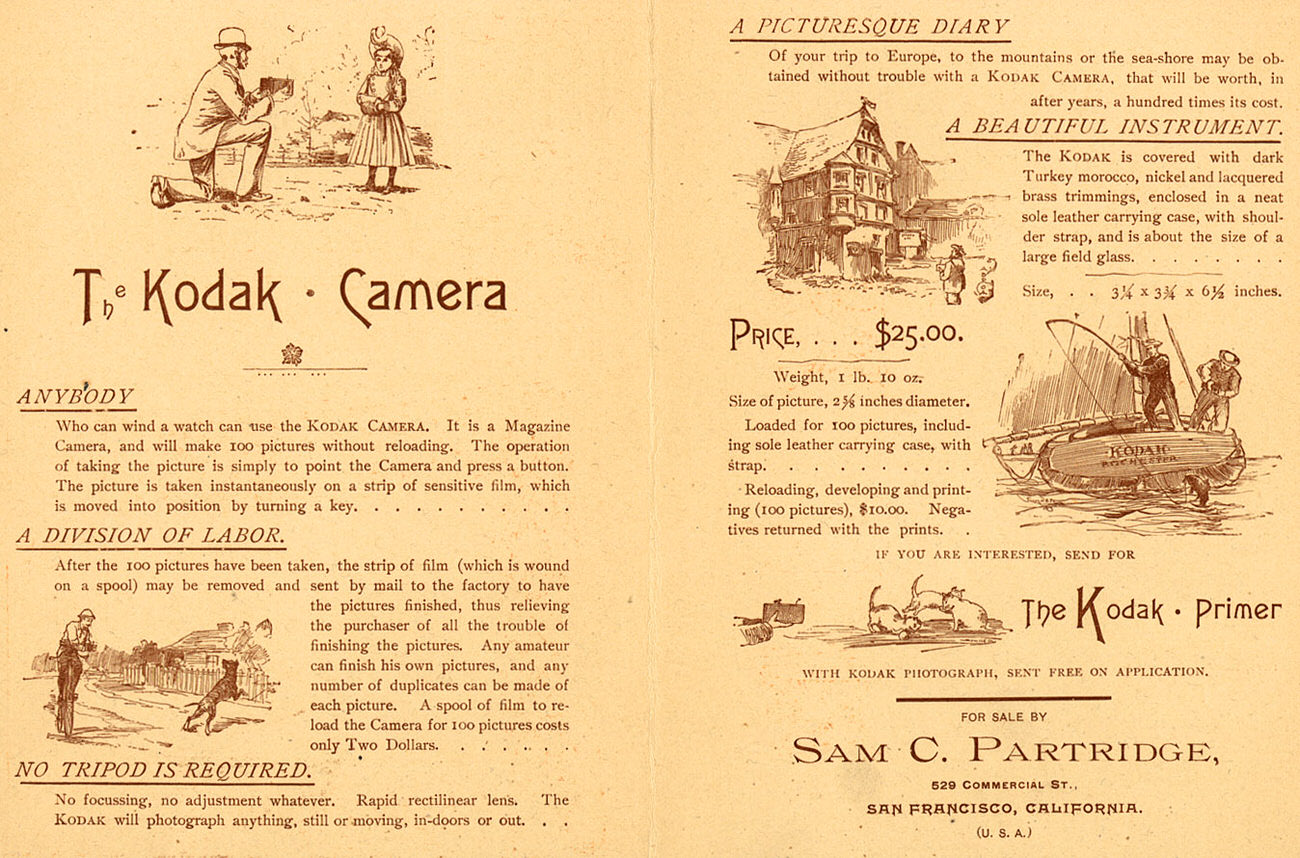 “You Press the Button, We Do the Rest”: Vintage Kodak Camera Ads of the Late 1800s Vintage Ads