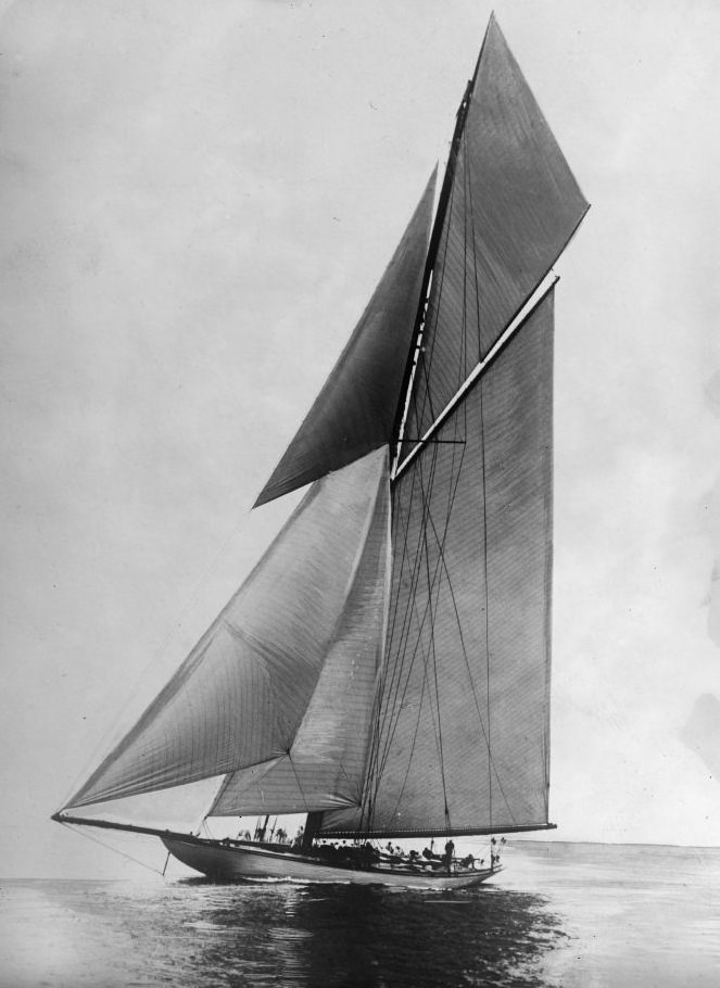 #35 Lipton’s yacht Shamrock.