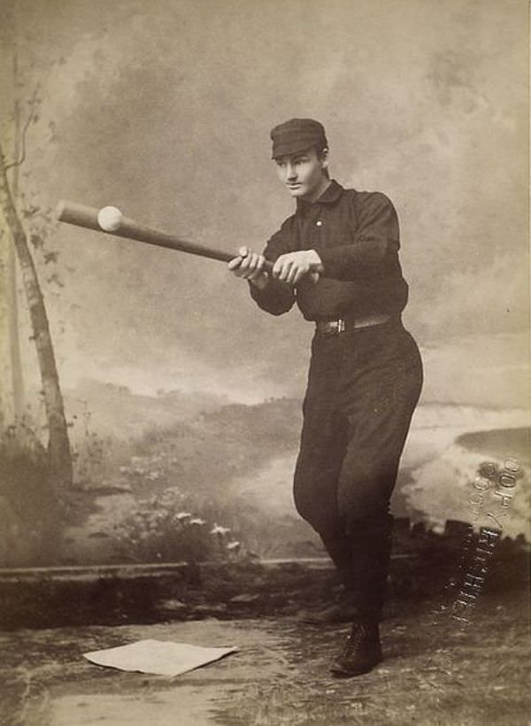 Before Action Shots: Studio Photos of 19th-Century Baseball Players Sports