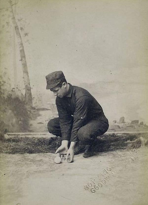 Before Action Shots: Studio Photos of 19th-Century Baseball Players Sports